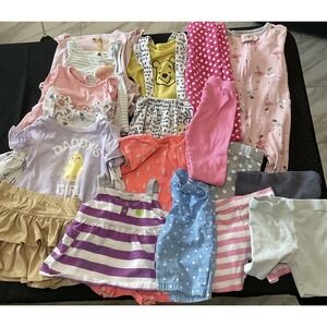 Mixed Brands 18pc Clothes Lot Girls 18M Multicolor Spring Layette Pooh Disney